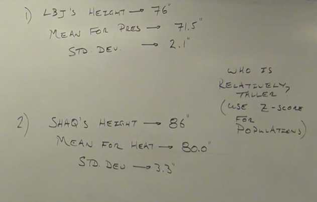 <p>(1) Who is relatively taller?</p><p>(2) Figure out which data is usual and unusual.</p>