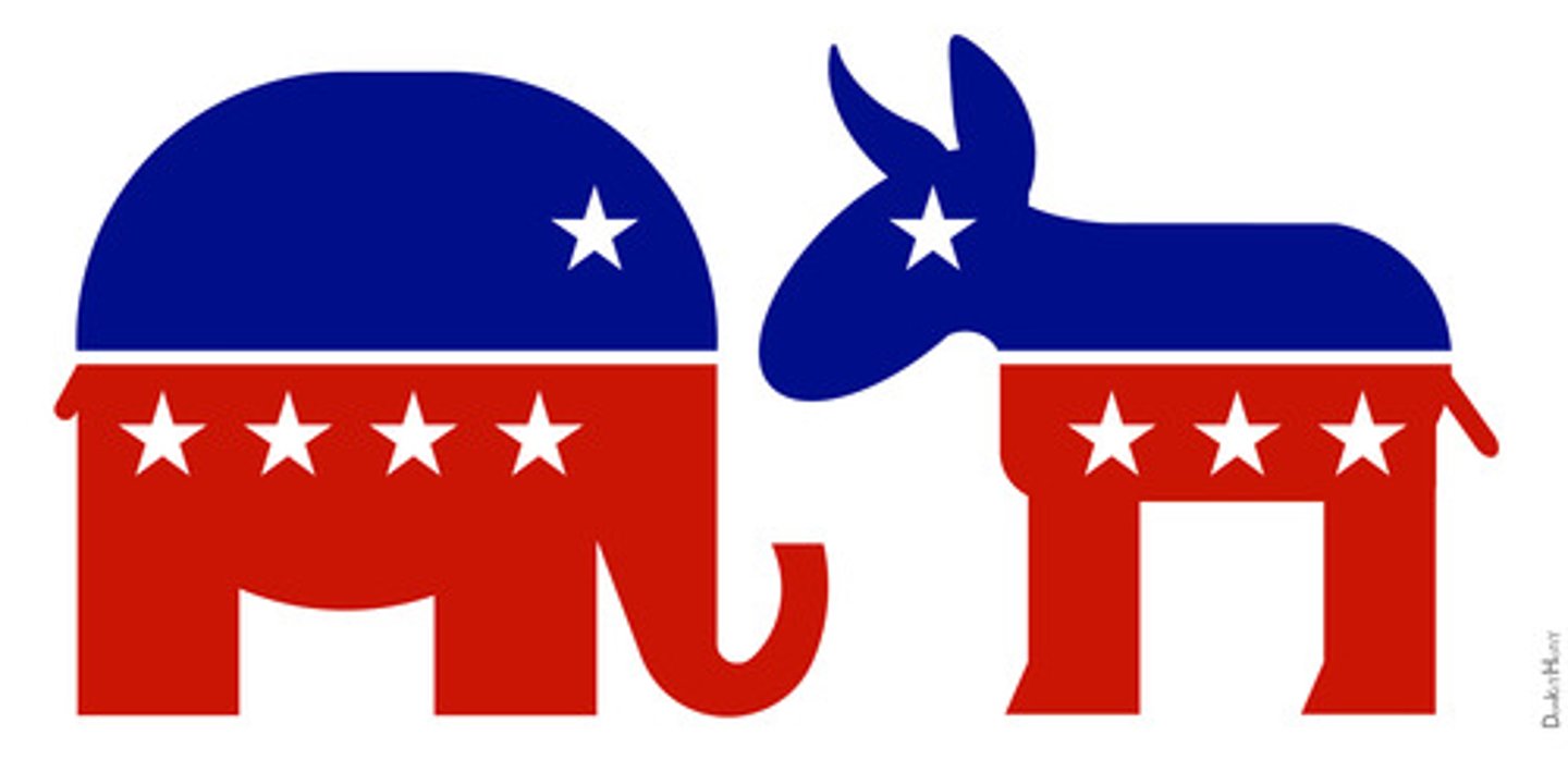 <p>What are the two major political parties in the United States?</p>