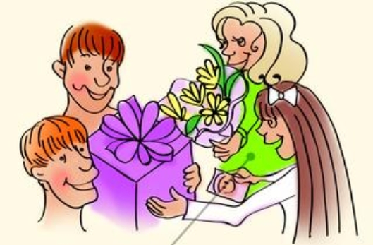 <p>Tom’s present is big and expensive because his friends are <strong>generous</strong>.</p><p><span>|ˈdʒen(ə)rəs|</span></p><p><span>Щедрый</span></p>