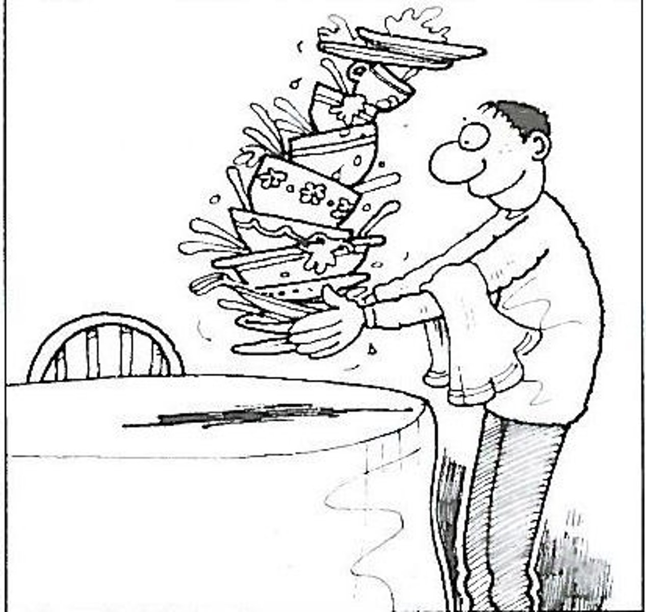 <p>to clear the table</p>