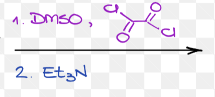 <p>Converts primary alcohols to aldehydes; converts secondary alcohols to ketones</p>