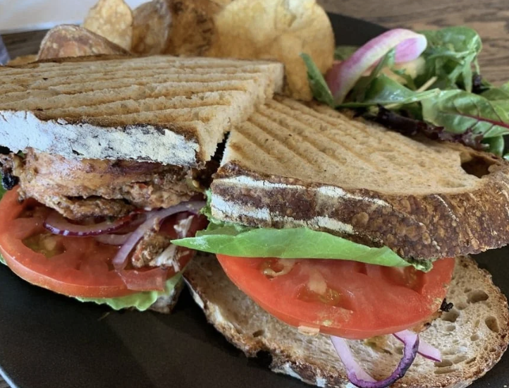 <ol start="3"><li><p>Sandwiches (Served with House Chips and Organic Mixed Greens): Piri Piri Chicken Sandwich $15</p></li></ol><p></p>