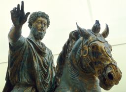 <p>Equestrian Statue of Marcus Aurelius</p>