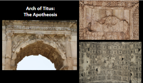<p>Arch of Titus: The Apotheosis</p>