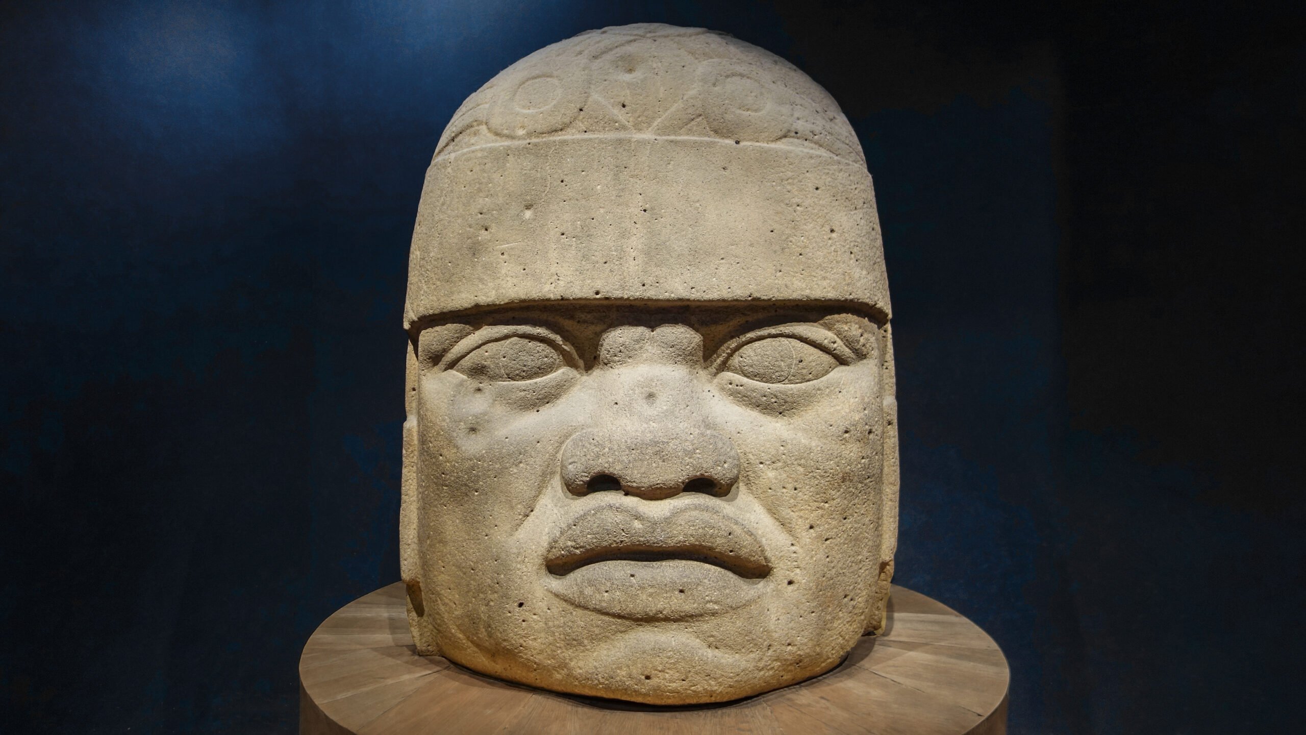 <p>Olmec Heads</p>