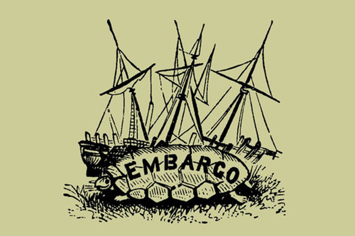 <p>a government order that forbids trade with another country</p>