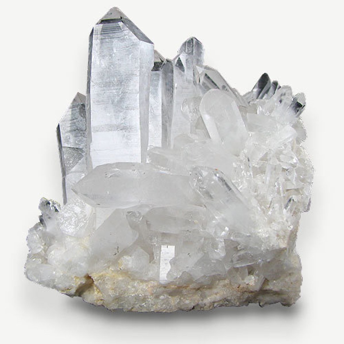 <p>Having a glassy, shiny appearance (quartz)</p>