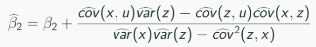 expand the covariance to see the u with mean 0