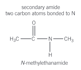 <p>Two carbon atoms bonded to N</p>