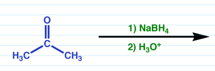 <p>Reduction via NaBH4</p>