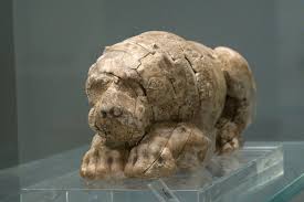 <ul><li><p>evidence of trade - <strong>ivory imported</strong></p></li></ul><p></p><ul><li><p>evidence of <strong>good craftsmanship</strong> :</p><ul><li><p>carved out - <strong>very small</strong></p></li></ul></li></ul><p></p><ul><li><p><strong><em>Lions were a symbol of power in the ancient world - evidence of culture, royalty ?</em></strong></p></li></ul><p></p>