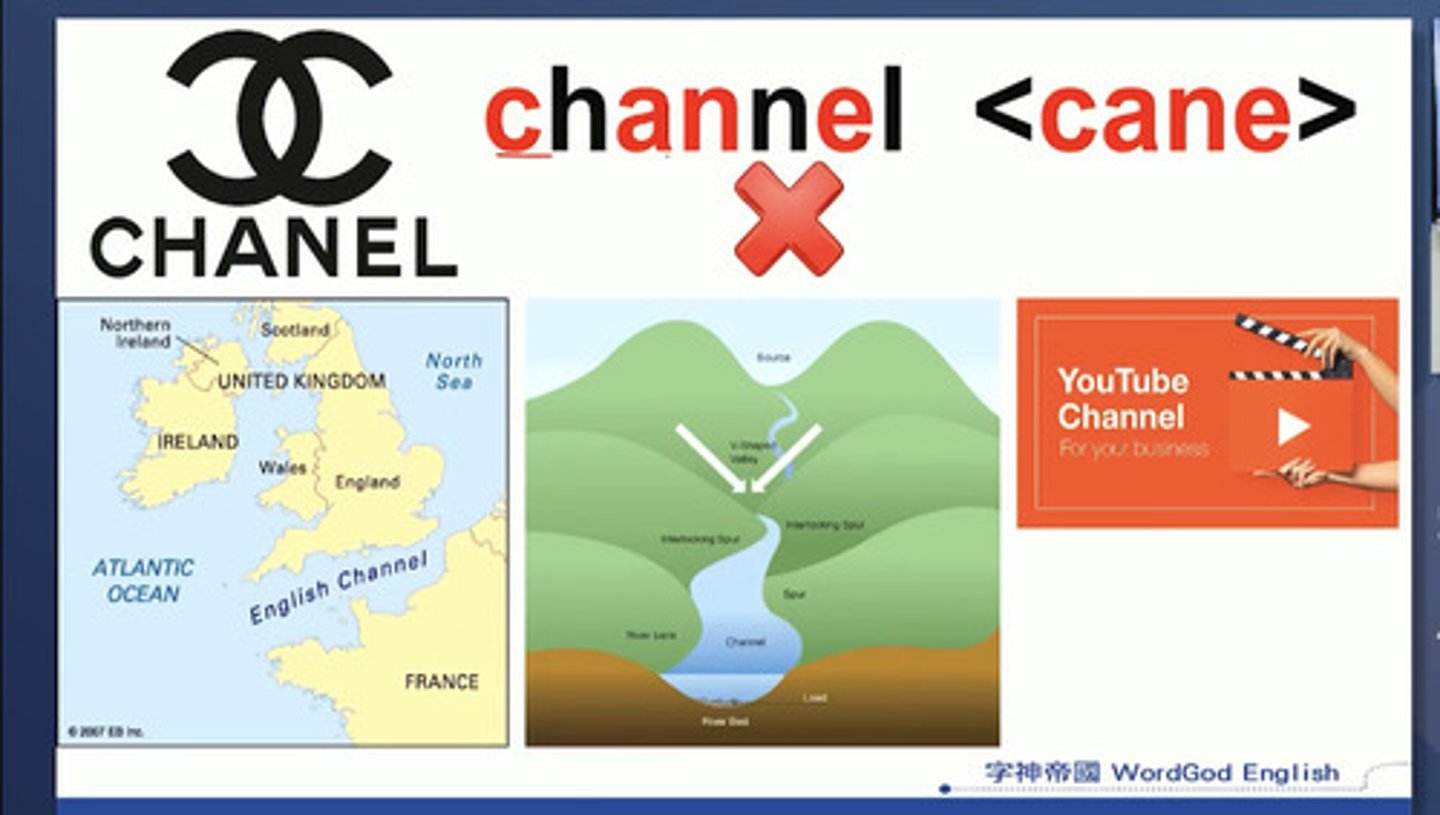 <p>channel</p>