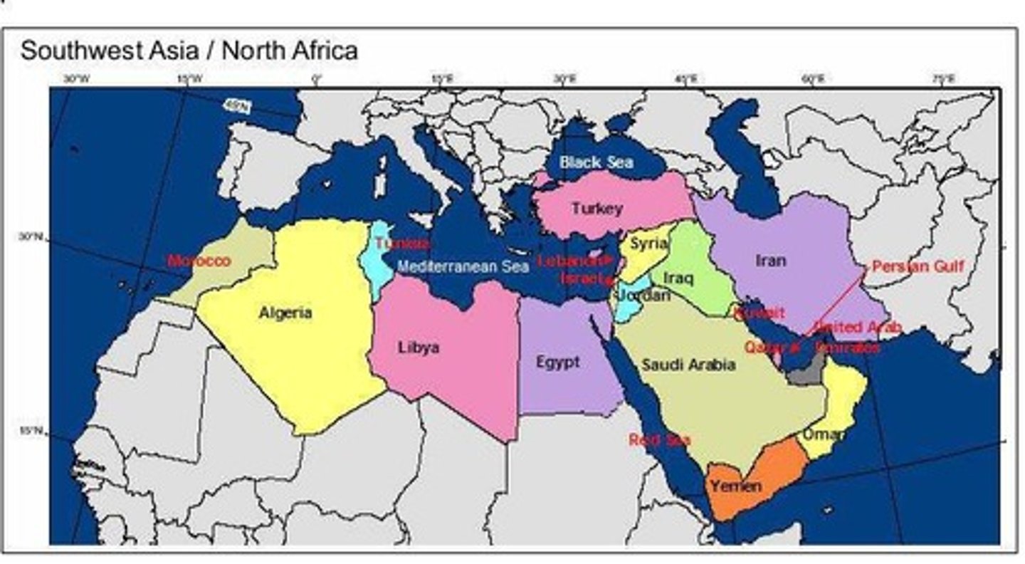 <p>Three major faiths originating from the region.</p>