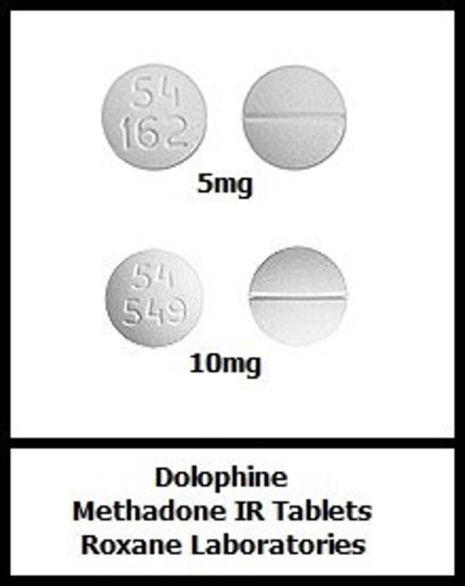 <p>Methadone</p><p>Opioid analgesic</p><p>Severe pain, heroin dependence</p>