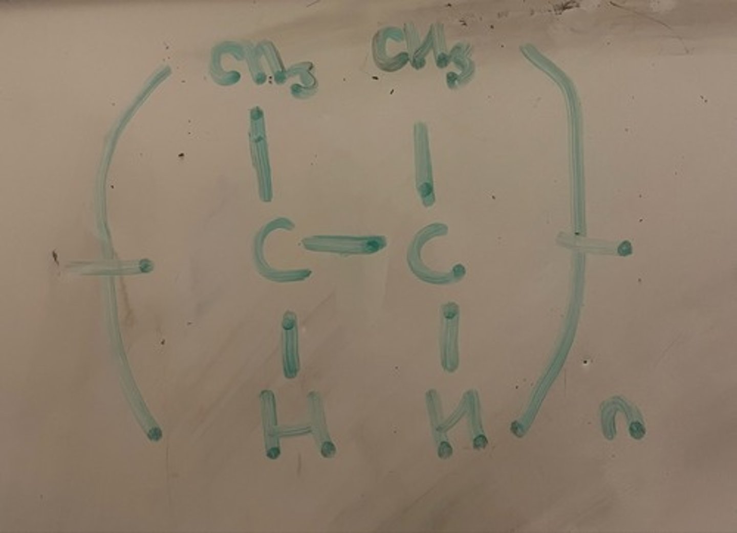 <p>But-2-ene. We know the double bond is at C2 due to the position of the C-C bond</p>