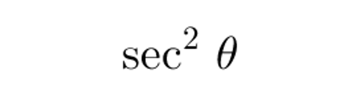 <p>Pythagorean Identity</p>