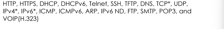 <p>Its protocols of this technology are:</p>