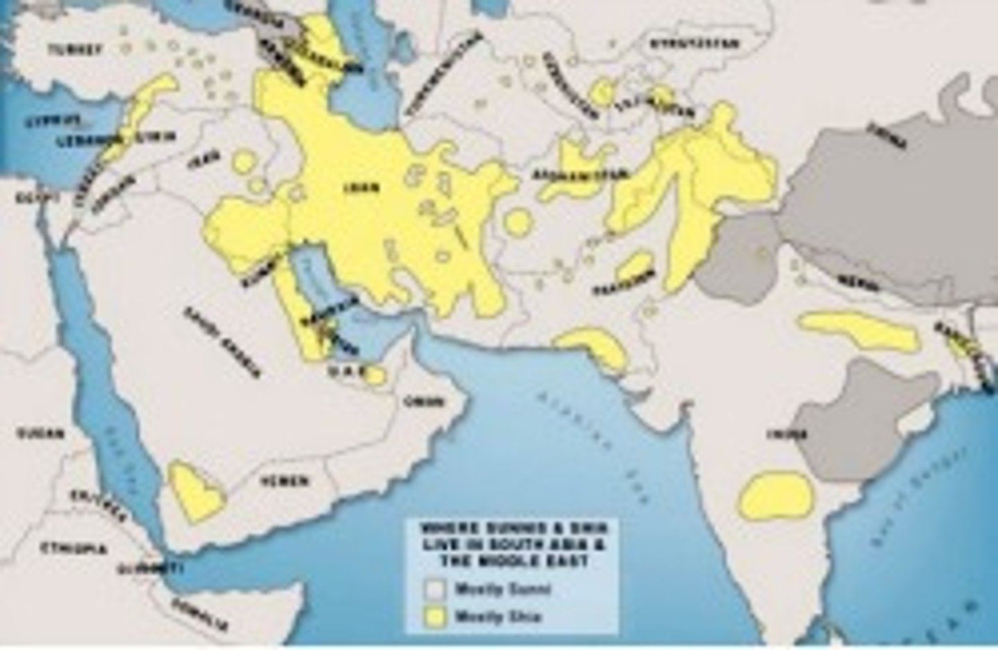 <p>-As Islam started to develop, it started to split into two major groups</p><p>-The second major group was called the ______________ Muslims; they believed that the only people qualified to lead Islam were the direct descendants of Muhammed's son-in-law, Ali</p><p>-The Safavids were Shi'a Muslims</p><p>-They had a rivalry and fought against the Ottomans and the Mughals, who were Sunni Muslims (the other side)</p><p>-There are lots of tension between these two groups!</p>