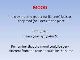 The feelings and emotions of the author as they come through in the writing, and the feelings that the writing produces in the reader.