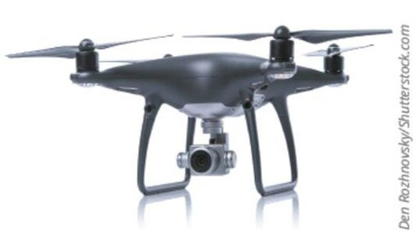 <p>An unmanned aerial vehicle that can be exploited for various purposes, including surveillance and data collection.</p>