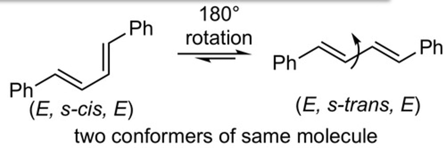 <p>exp 3: the reaction was going to give the E,Z or E,E product. which one was preferred?</p>