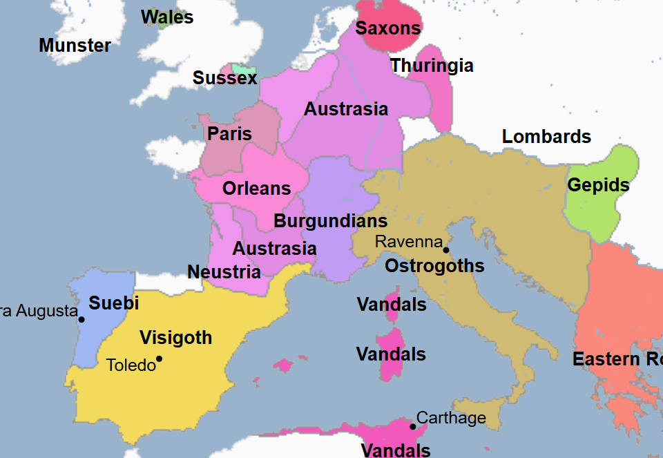 <ul><li><p>King of the Burgundians </p></li><li><p>Established Nicene Christianity (Catholicism) in place of Arianism amongst his people, who up to that point were Arian </p></li><li><p>He was killed by Chlodomer and Theuderic and the Franks</p></li><li><p>His death was avenged by his successor</p></li></ul><p></p>
