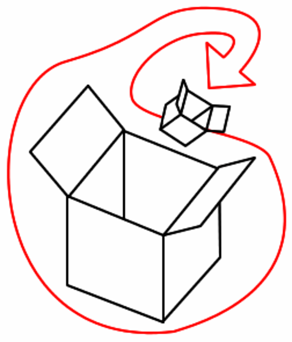 <p>to contain</p>