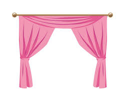 <p>The curtains</p><p>The curtains are pink </p>
