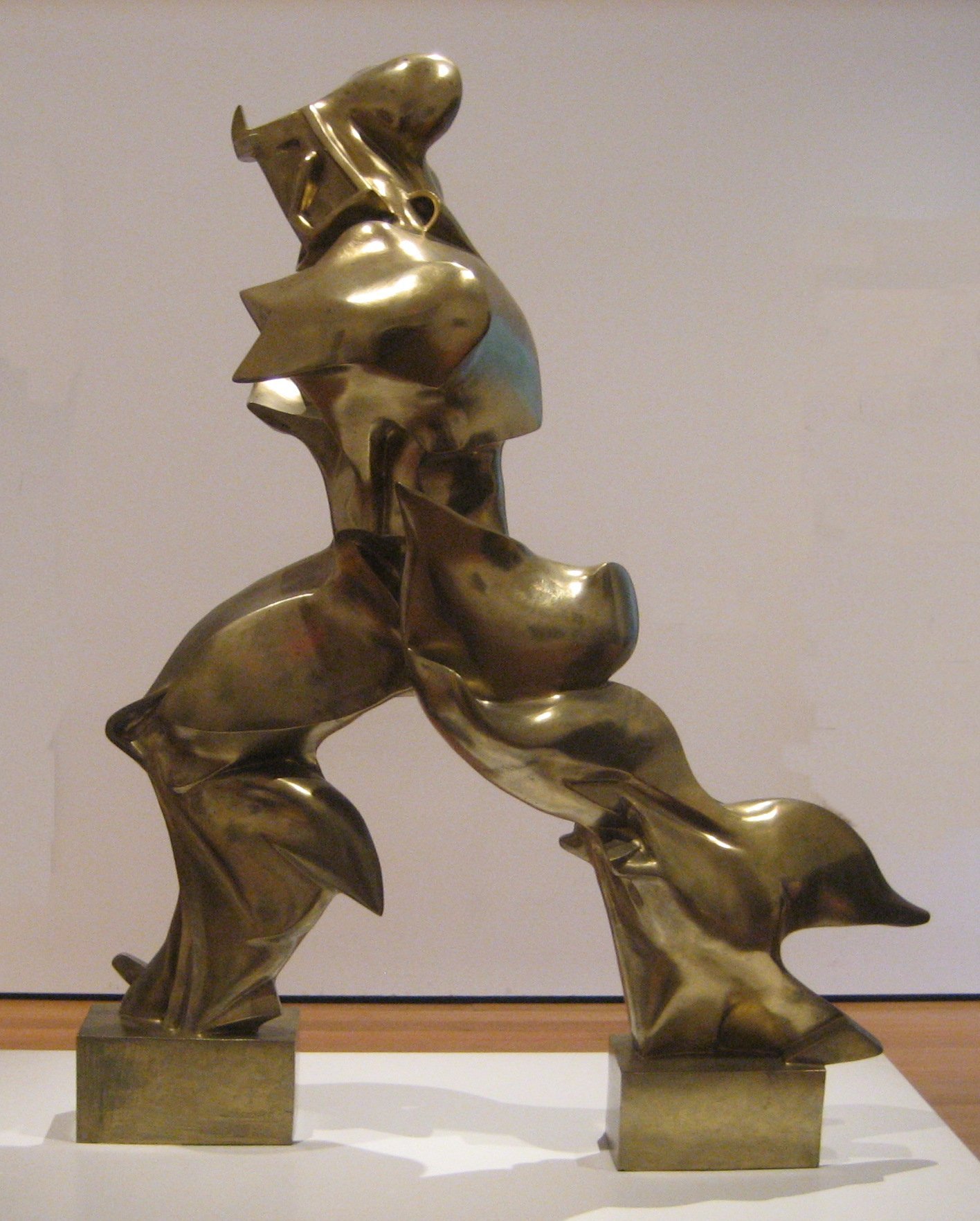 <p>Umberto Boccioni's <em>Unique Forms of Continuity in Space</em> belongs to the modern art movement known as _____________, a movement which celebrated the new human potential made possible by the Industrial Revolution.</p>