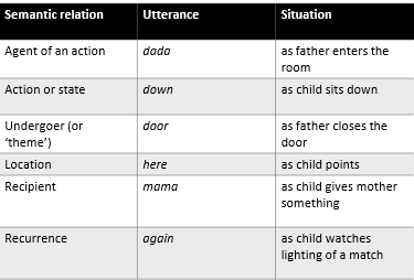 <p>Syntactic Development</p><p><strong>__________:Single open-class words or word stems</strong></p>