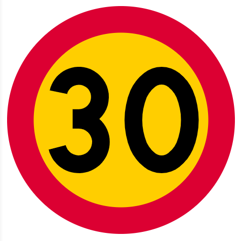 <p>Hastighetsbegränsning </p>