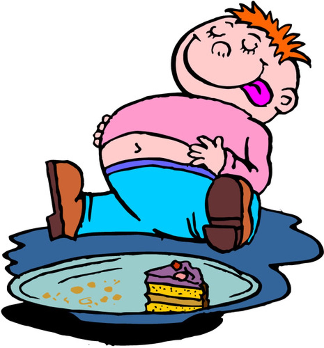 <p>to be full (p.120)</p>