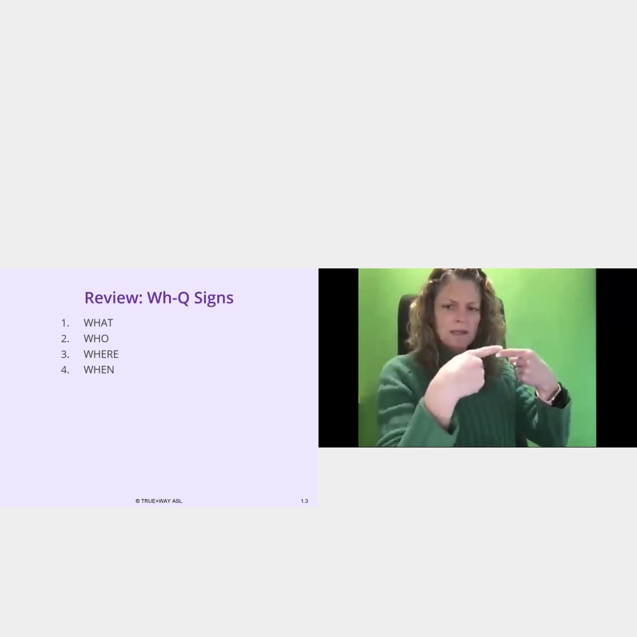 <p>Move finger around the other one</p>