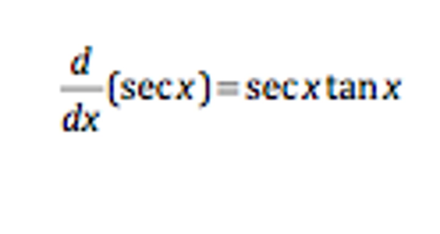 <p>sin(x)/cos^2(x) OR sec(x) * tan(x)</p>