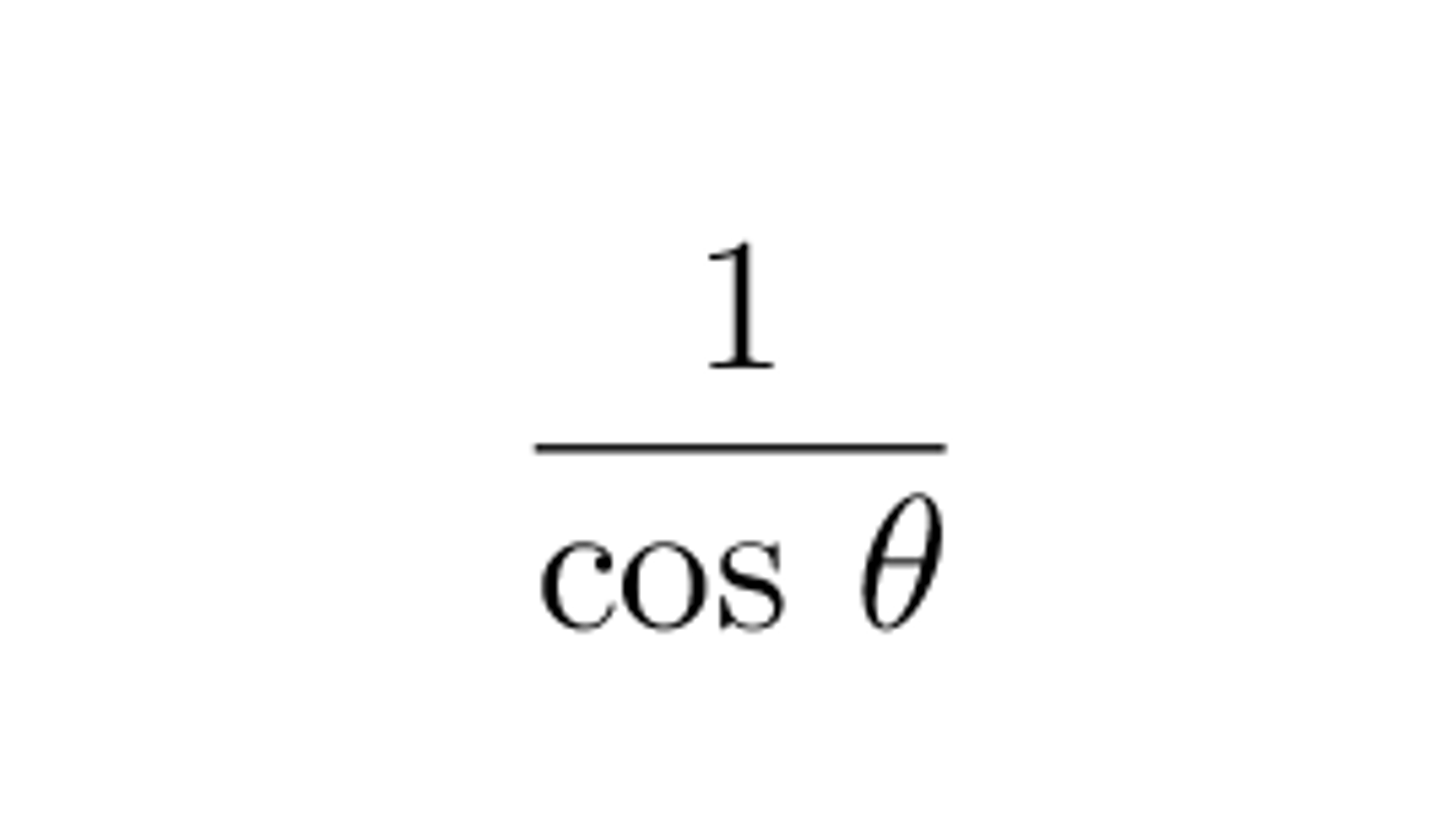 <p>Reciprocal Identity</p>