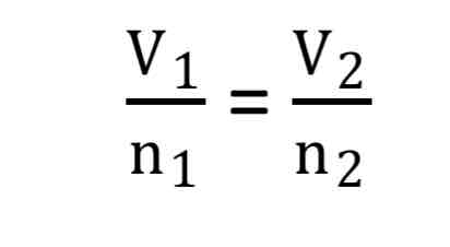 <p>V1/N1=V2/N2</p>