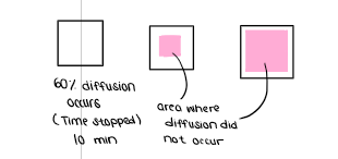 <ul><li><p>Diffusion Rate = movement into cell (distance) / time</p></li></ul><p></p>
