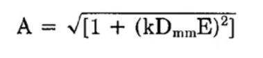 <p>only used when the refractive error is very close to 0 </p><p></p>