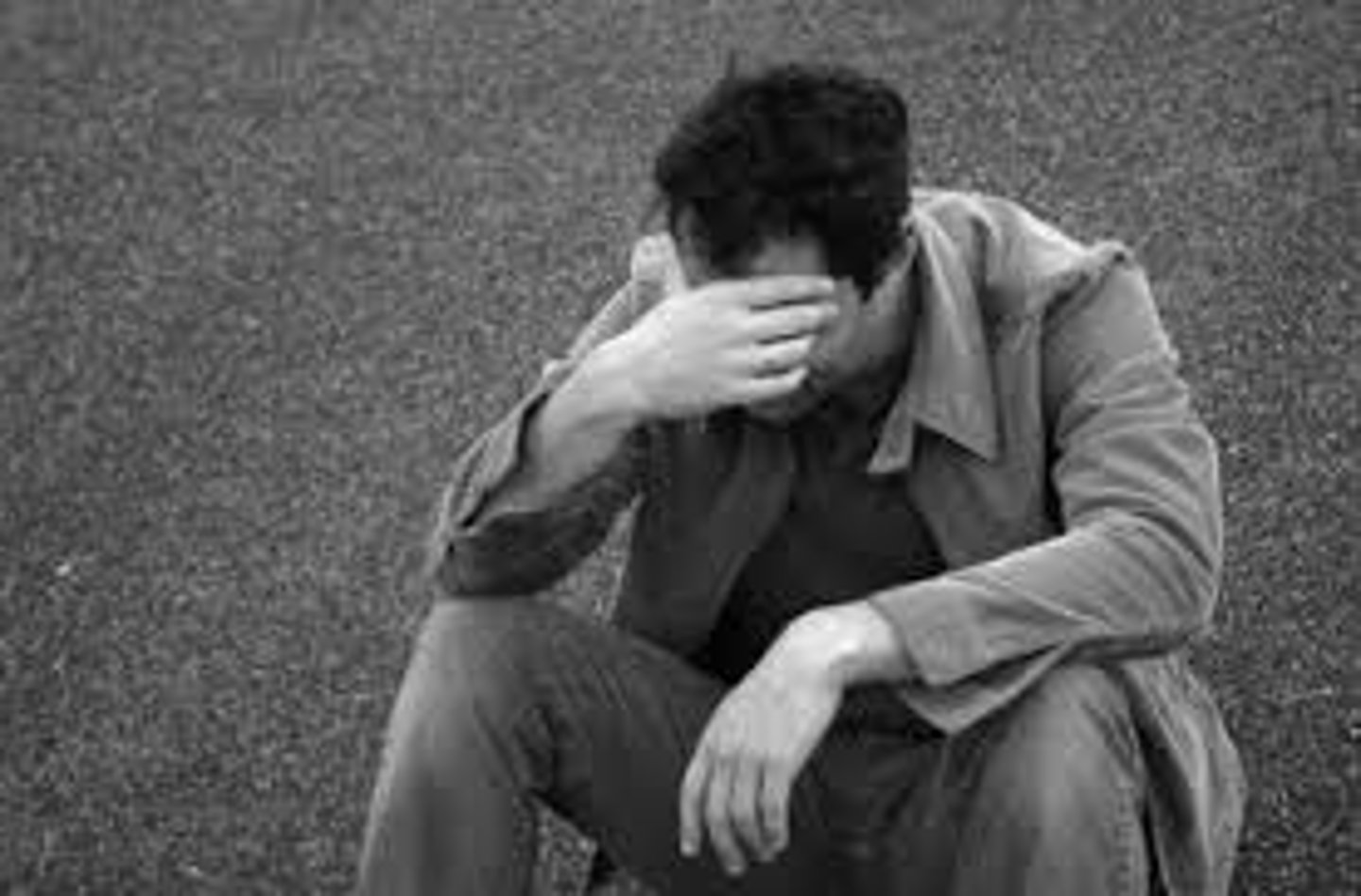 <p>in a state of great hardship; miserable</p>
