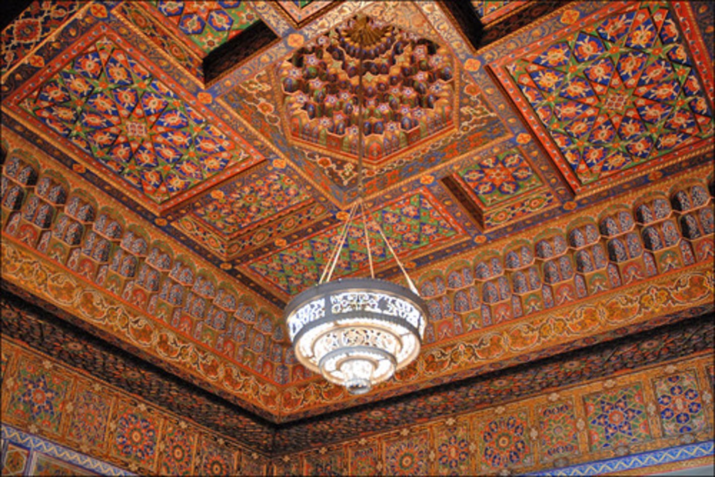<p>the ceiling</p>