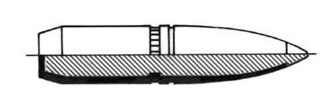<p>What type of bullet is displayed?</p>