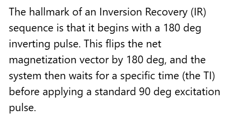 <p>A. Inversion recovery</p>