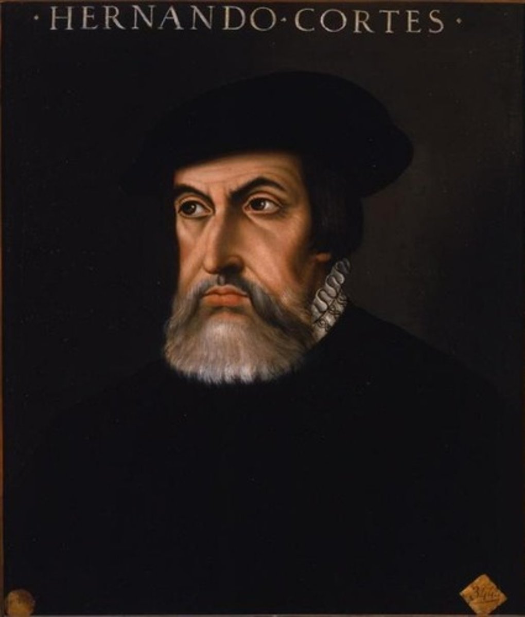 <p>Hernán Cortés conquered the Aztecs between 1519 and 1521 and claimed Mexico for Spain.</p>