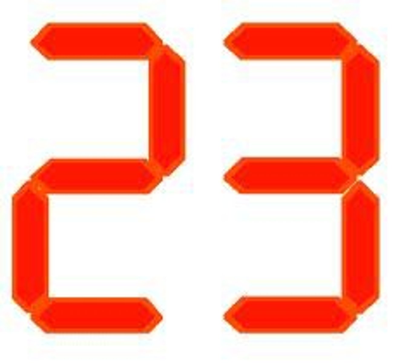 <p>twenty three</p>