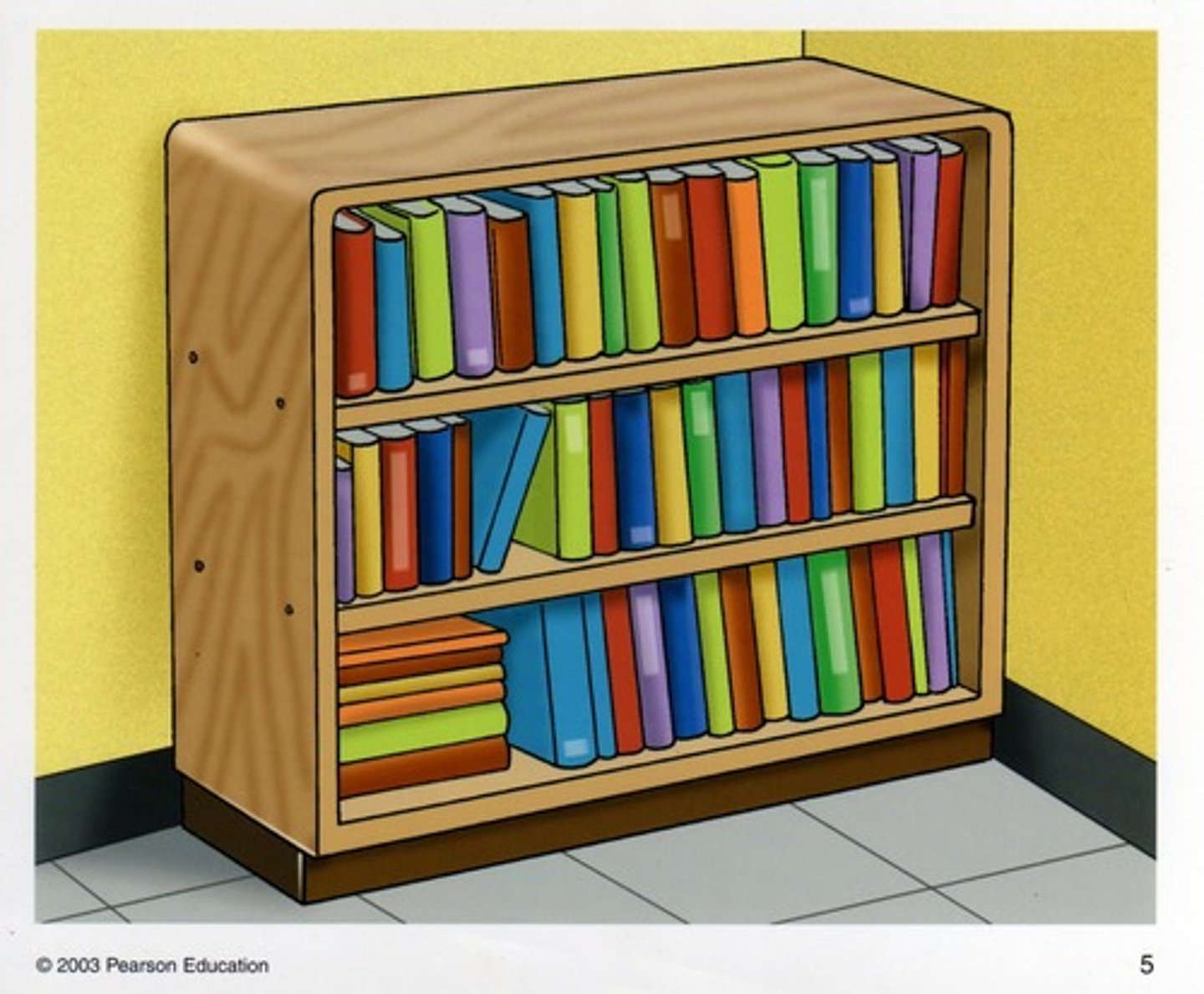 <p>shelf, bookshelf</p>