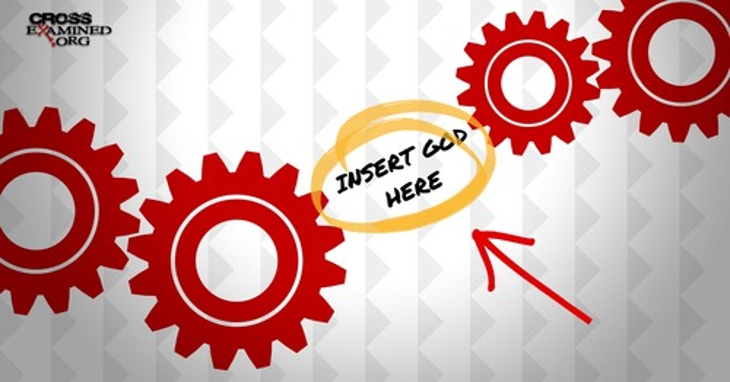 <p>- Attributing anything that cannot be explained scientifically to God</p><p>- Science itself shows how flawed this is; as scientific understanding grows, God gets squeezed out of more and more gaps</p><p>- Many Christians view it as diminishing God</p>