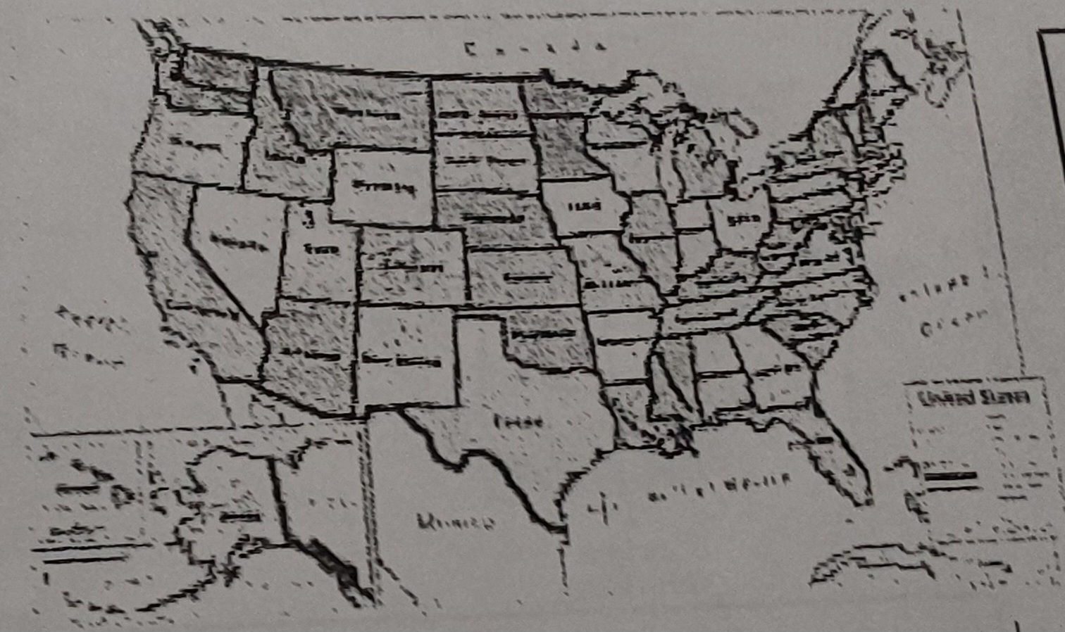 <p>What is a political map</p>