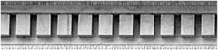 a band-like decoration with blocky, regularly shaped forms. Ionic or Corinthian