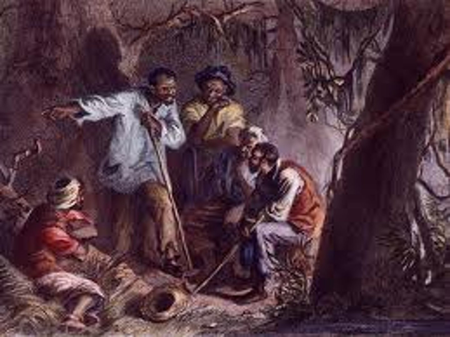 <p>Rebellion in which Nat Turner led a group of slaves through Virginia in an unsuccessful attempt to overthrow and kill planter families</p>