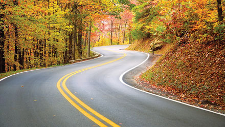 <p><span><span>Roads with double solid yellow line markings in the center indicate that passing is:</span></span></p>